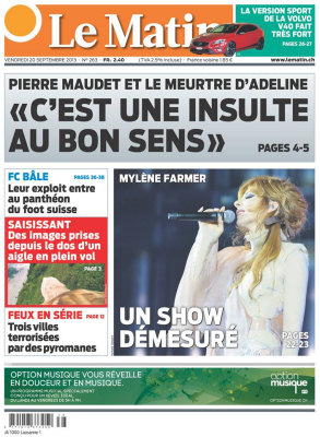 Mylène Farmer Presse Le Matin 20 septembre 2013