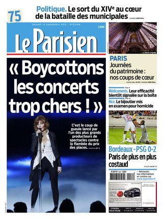 Mylène Farmer Presse Le Parisien 14 septembre 2013