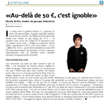 Mylène Farmer Presse Le Parisien 14 septembre 2013