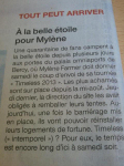 Mylène Farmer Presse Ouest France 04 septembre 2013