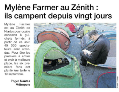Mylène Farmer Presse Ouest France 08 octobre 2013