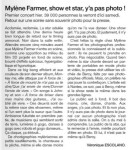 Mylène Farmer Presse Ouest France 09 octobre 2013