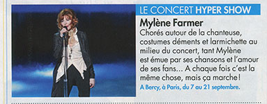 Mylène Farmer Presse Voici 19 juillet 2013