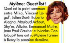 Mylène Farmer Presse Voici 20 septembre 2013