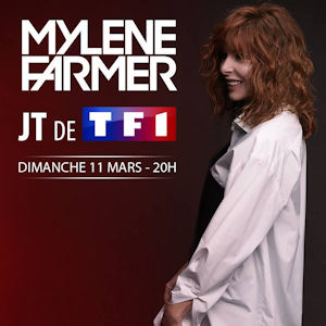 Mylène Farmer invitée du JT de 20 heures sur TF1 dimanche