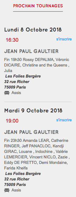 [TV] Jean-Paul Gaultier fait son show 61379